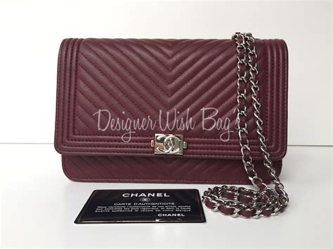 chanel boy woc burgundy|Chanel handbags for boys.